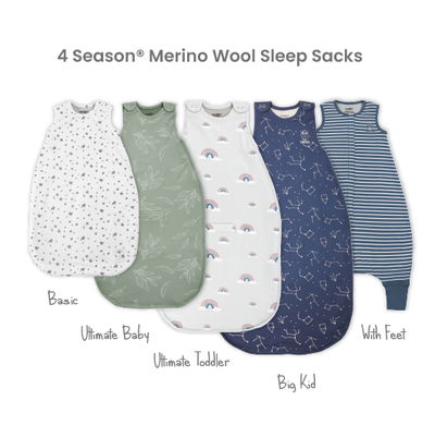 4 season merino wool sleep sacks