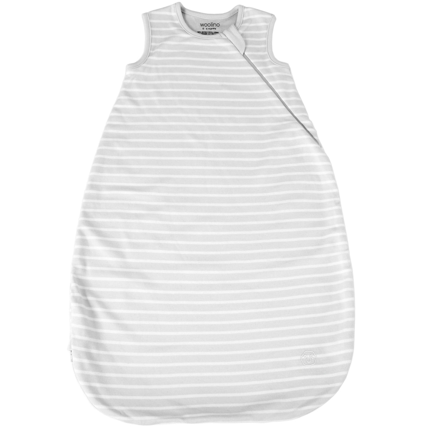 4 Season® Classic Baby Sleeping Bag, Merino Wool & Organic Cotton, Birch Gray