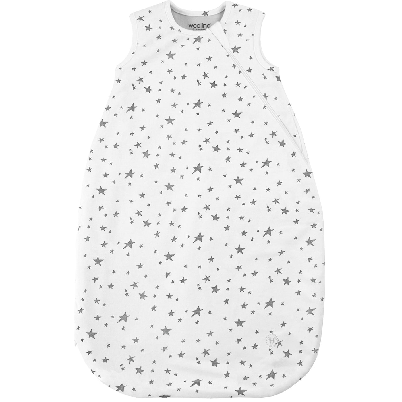 4 Season® Classic Baby Sleeping Bag, Merino Wool & Organic Cotton, Star White