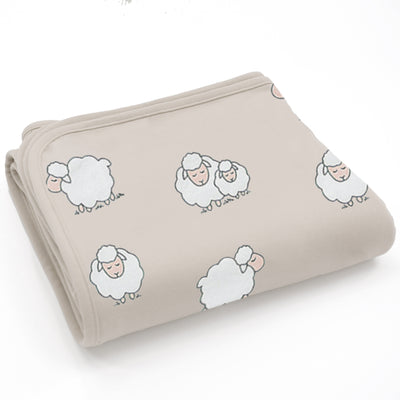 Toddler Blanket, 4 Season® Merino Wool & Organic Cotton Blanket, 52.5" x 40", Sheep