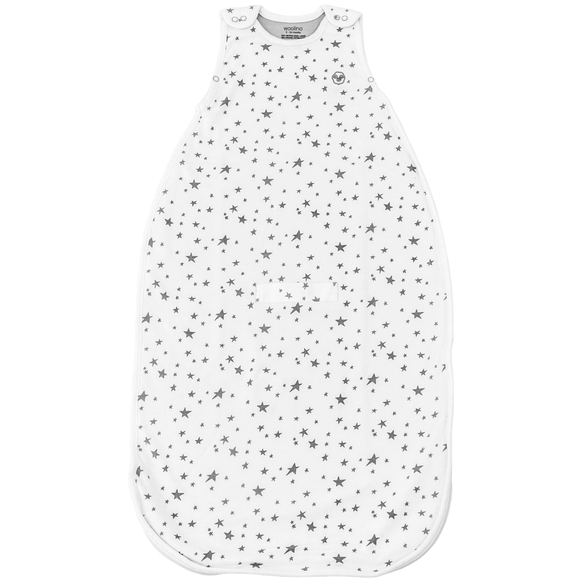 Woolino four-season Ultimate baby sleep bag in Star White