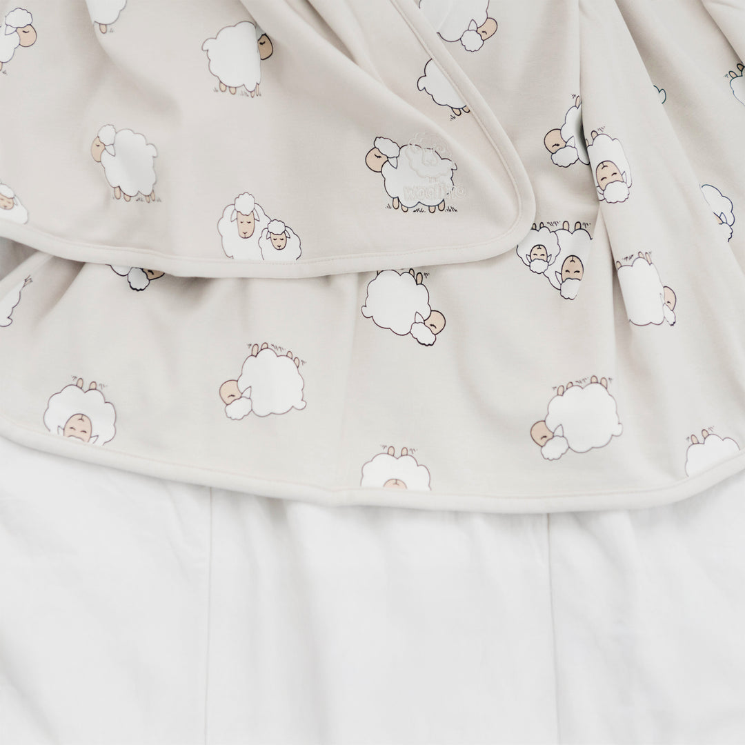 Merino Wool Toddler Blanket |Natural Merino Wool Children