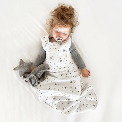4 Season® Ultimate Baby Sleep Bag, Merino Wool & Organic Cotton, Star White
