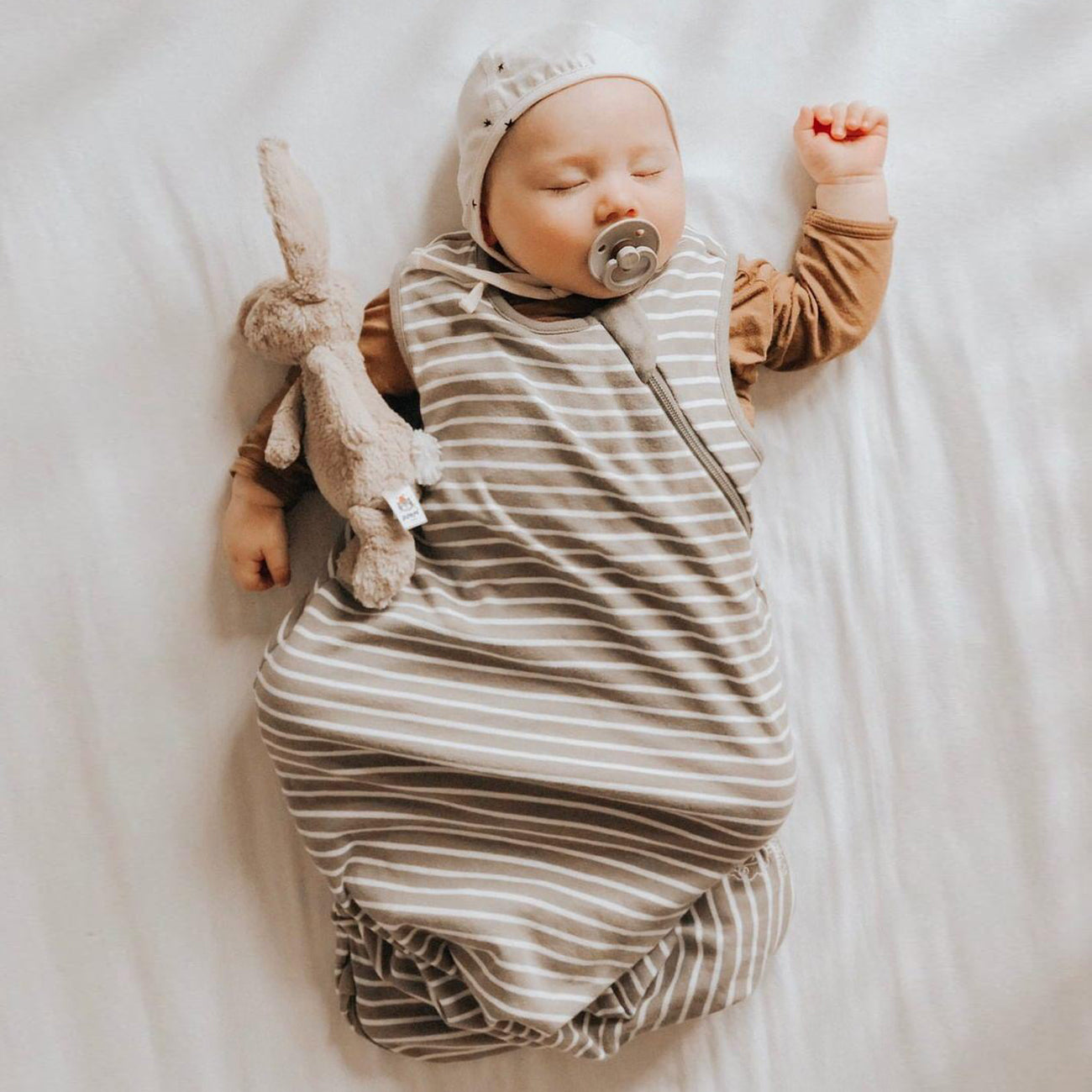 4 Season® Classic Baby Sleeping Bag, Merino Wool & Organic Cotton, Earth