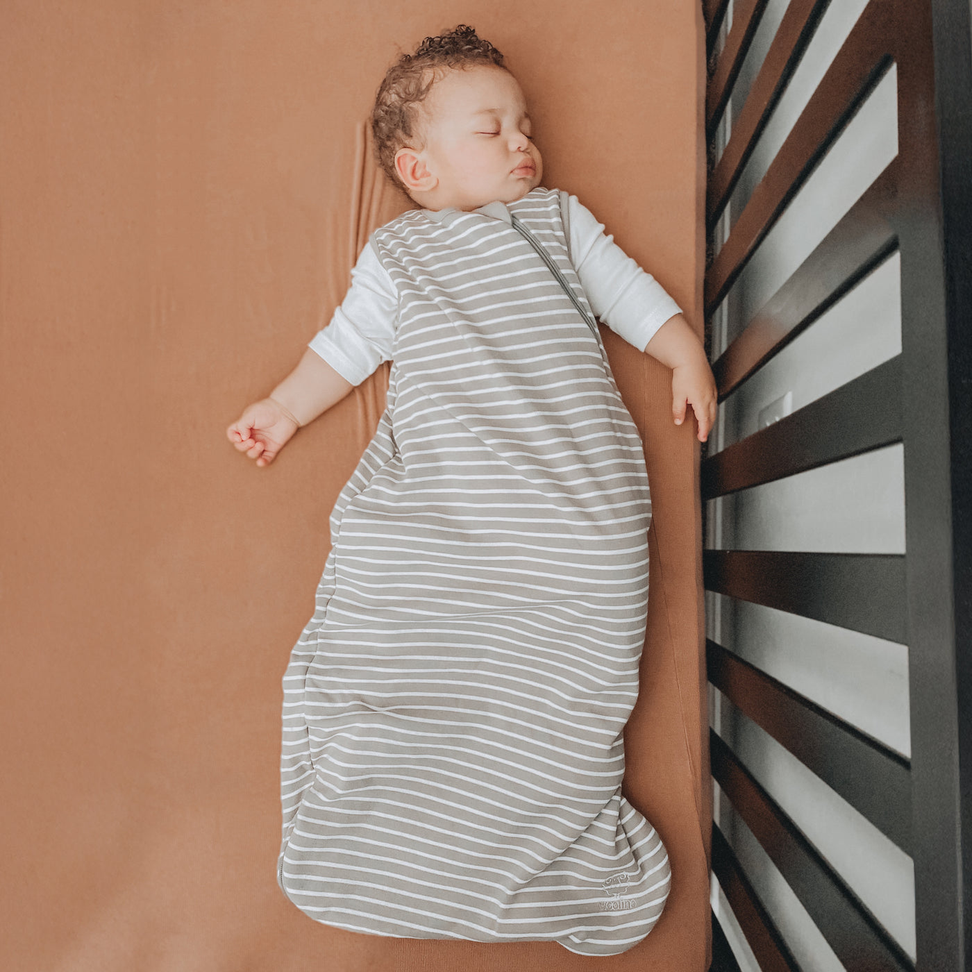 4 Season® Classic Baby Sleeping Bag, Merino Wool & Organic Cotton, Birch Gray