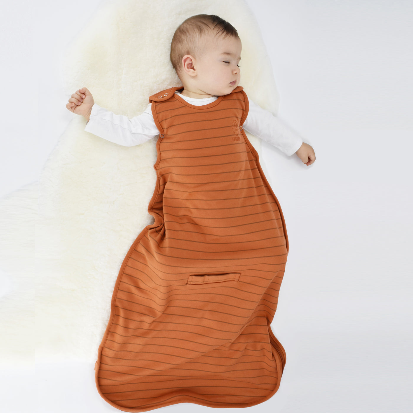 4 Season® Ultimate Baby Sleep Bag, Merino Wool & Organic Cotton, Terracotta