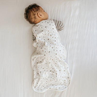 4 Season® Ultimate Baby Sleep Bag, Merino Wool & Organic Cotton, Star White