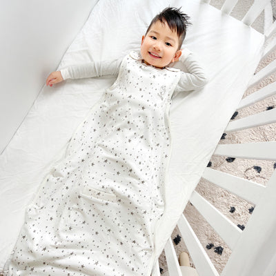 4 Season® Ultimate Baby Sleep Bag, Merino Wool & Organic Cotton, Star White
