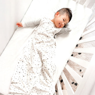 4 Season® Ultimate Baby Sleep Bag, Merino Wool & Organic Cotton, Star White