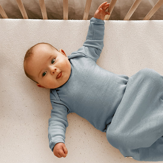 Merino Wool Baby Gown |Natural Merino Wool Baby Sleepwear – Woolino