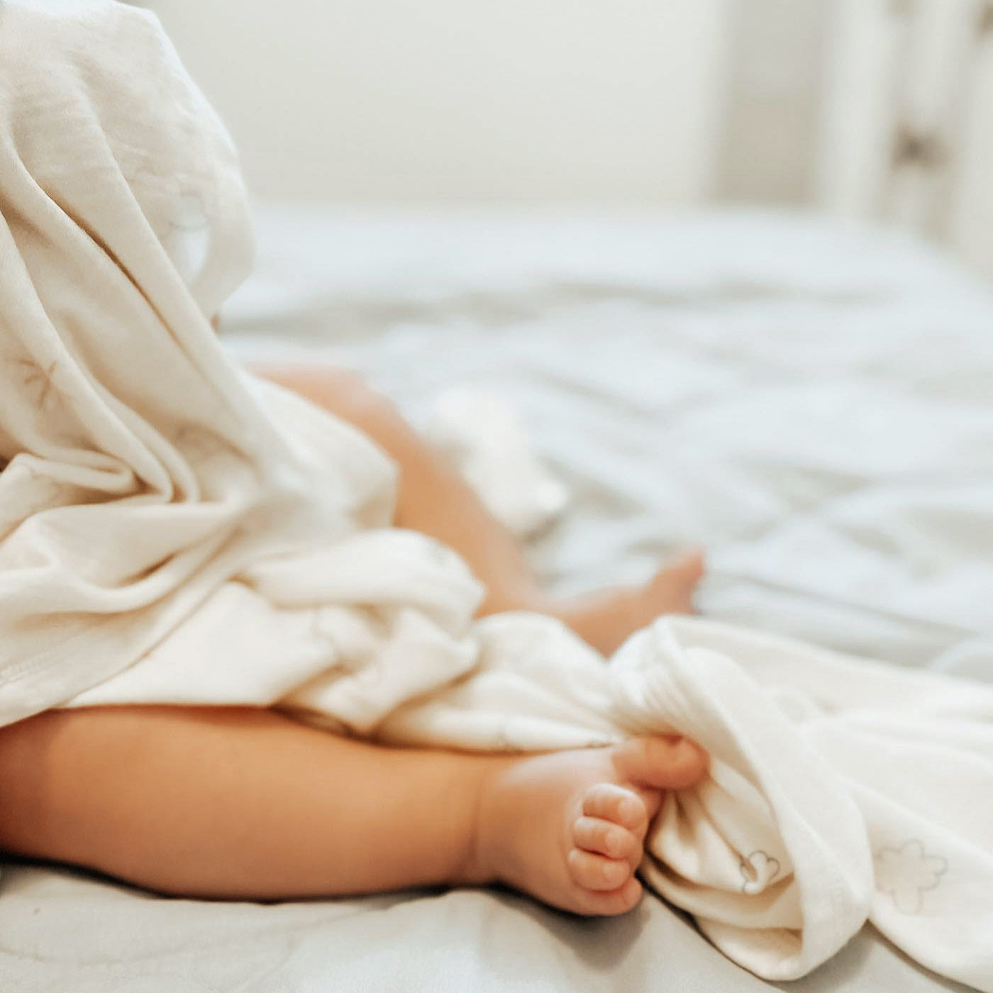 Swaddle Blanket, Merino Wool, Newborn to 3 Months, Sheep