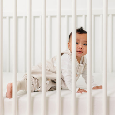 4 Season® Baby Sleep Bag with Feet, Merino Wool & Organic Cotton, Sheep