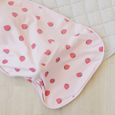 4 Season® Ultimate Baby Sleep Bag, Merino Wool & Organic Cotton, Strawberry