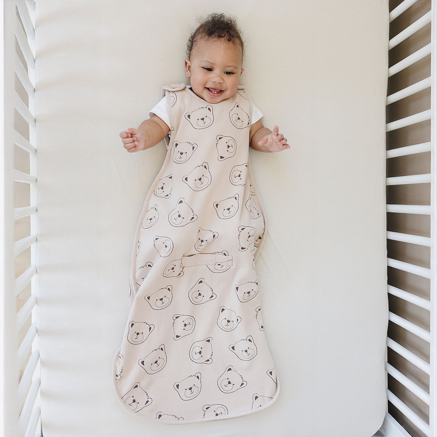4 Season® Ultimate Baby Sleep Bag, Merino Wool & Organic Cotton, Teddy Bear