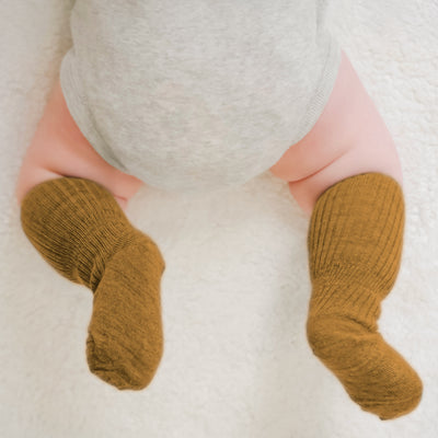 Wool Socks, Baby and Toddler, Terracotta