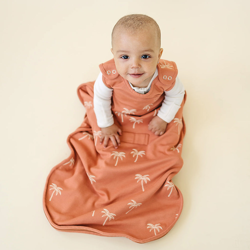 4 Season® Ultimate Baby Sleep Bag, Merino Wool & Organic Cotton, Palms