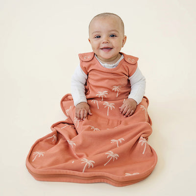 4 Season® Ultimate Baby Sleep Bag, Merino Wool & Organic Cotton, Palms