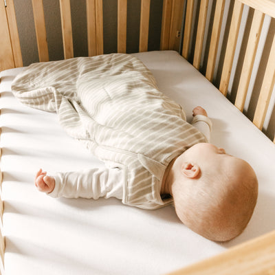 4 Season® Classic Baby Sleeping Bag, Merino Wool & Organic Cotton, Birch Gray