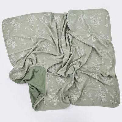 4 Season® Stroller Merino Wool & Organic Cotton Baby Blanket, 40" x 31.5", Sage