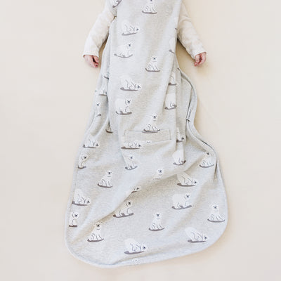 4 Season® Ultimate Baby Sleep Bag, Merino Wool & Organic Cotton, Polar Bear