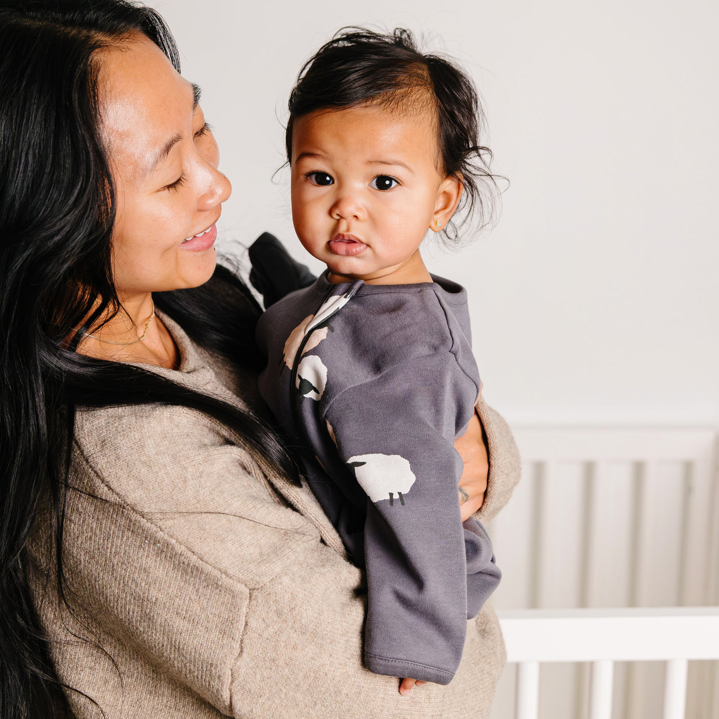 Merino Wool Baby Sleep Sack with Sleeves | Woolino Slumber Sack