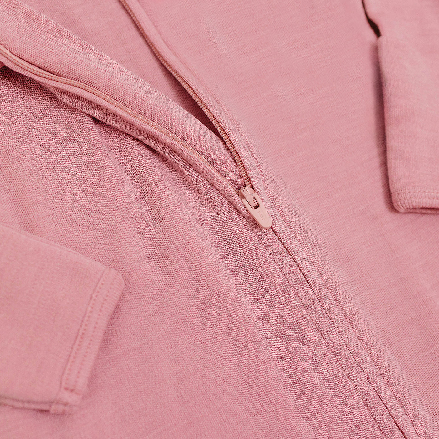 Footie Pajamas, Merino Wool, Blush
