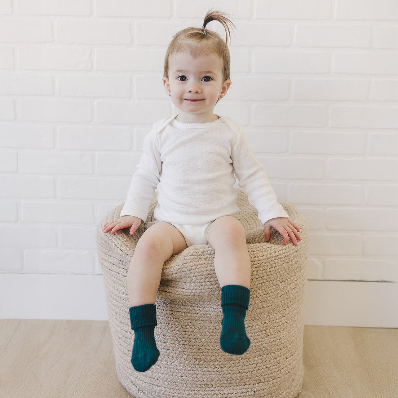 Wool Socks, Baby and Toddler, Pine