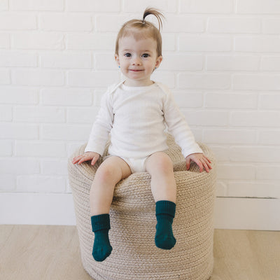 Wool Socks, Baby and Toddler, Pine