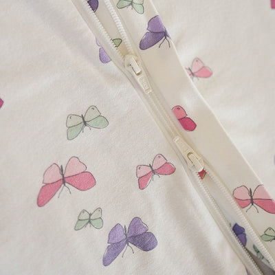 4 Season® Baby Sleep Bag with Feet, Merino Wool & Organic Cotton, Butterfly