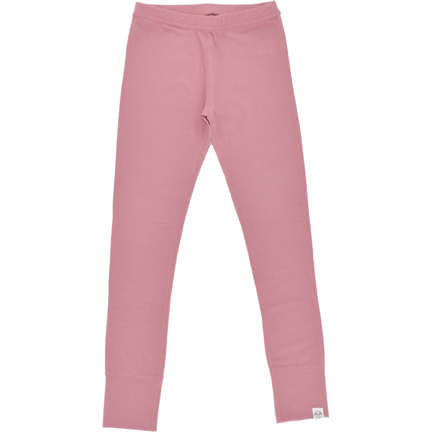 Kids Merino Wool Base Layer, Leggings, Blush Pink – Woolino