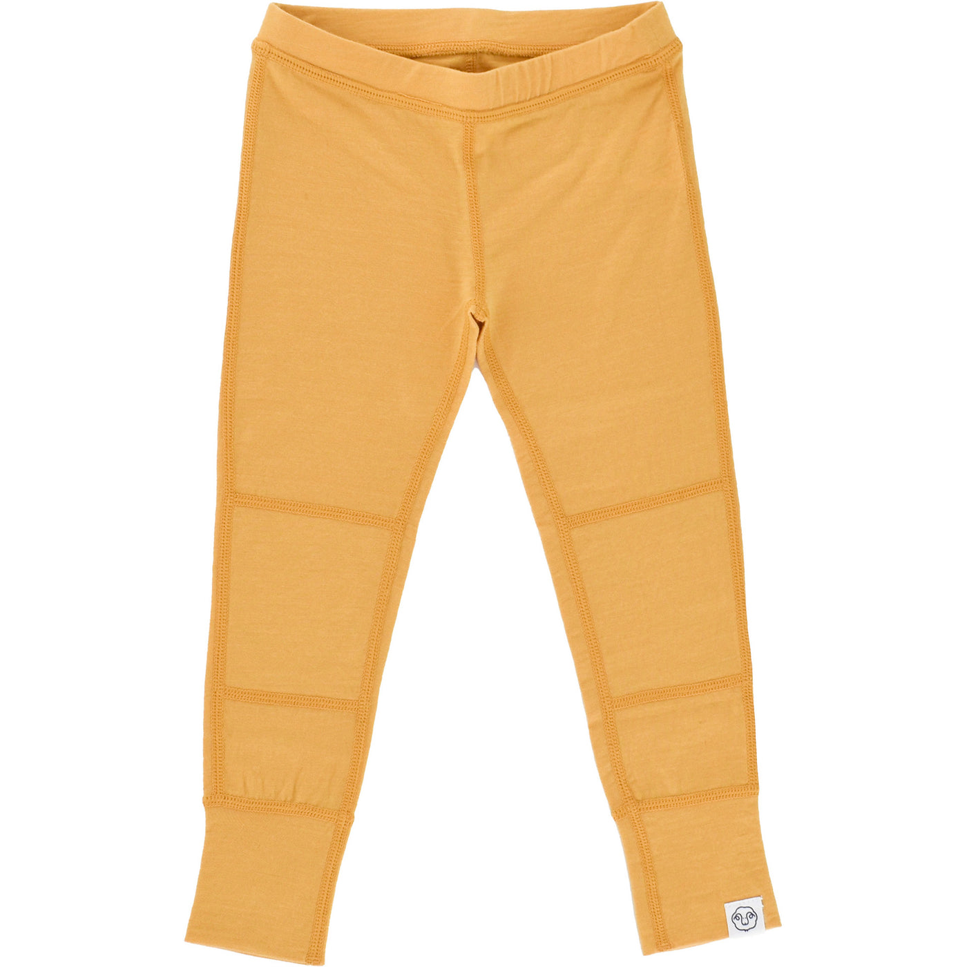 Kids Merino Wool Base Layer, Leggings, Honey – Woolino