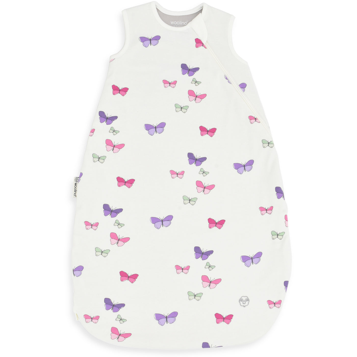 4 Season® Classic Baby Sleeping Bag, Merino Wool & Organic Cotton, Butterfly