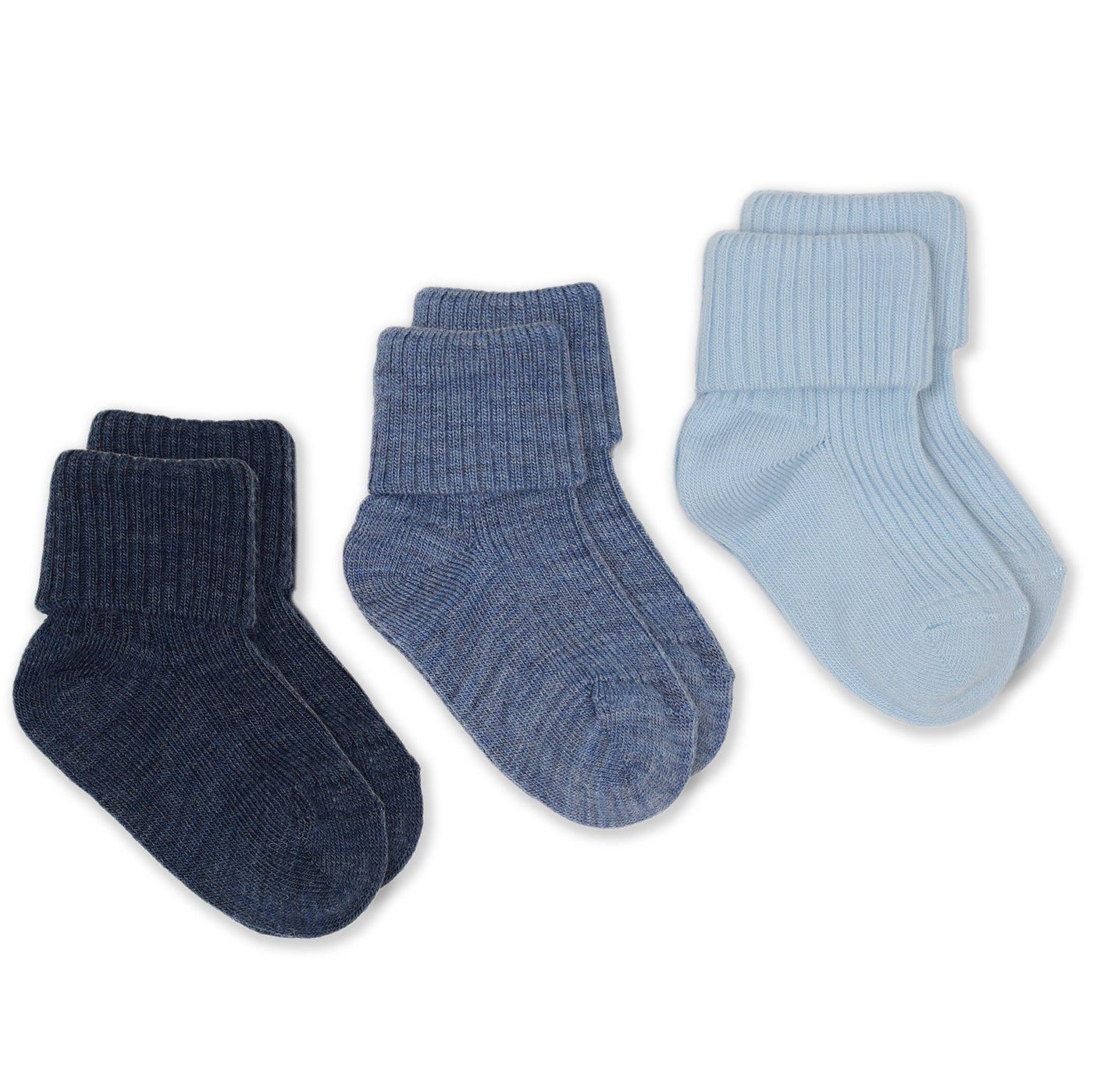 Baby & Toddler Wool Socks - Soft Luxurious Blue Merino // Woolino