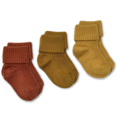 Wool Socks, Baby and Toddler, Rust