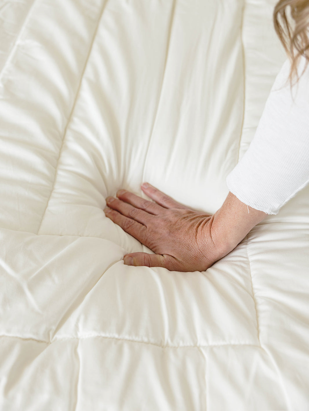 air drying wool mattress pad flat