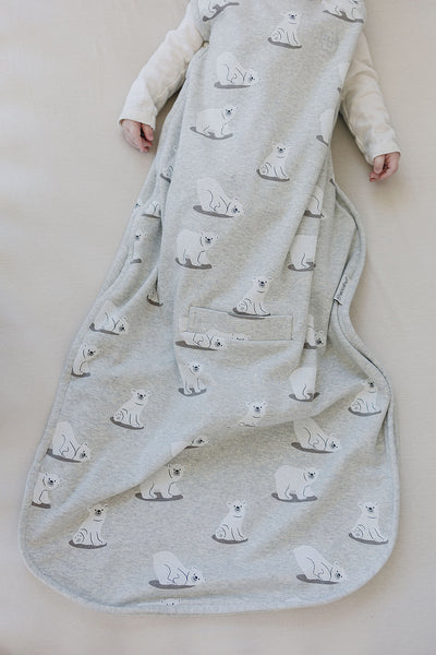 4 Season® Ultimate Baby Sleep Bag, Merino Wool & Organic Cotton, Polar Bear