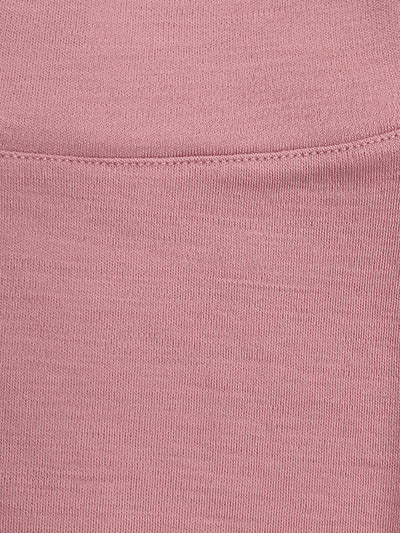 Baby Footed Pants, Merino Wool, Blush
