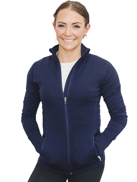 Organic Wool Fleece Women Jacket 201701
