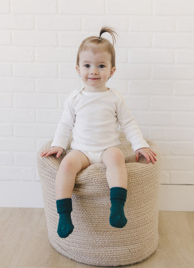 Wool Socks, Baby and Toddler, Pine