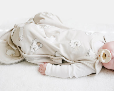 4 Season® Ultimate Baby Sleep Bag, Merino Wool & Organic Cotton, Sheep