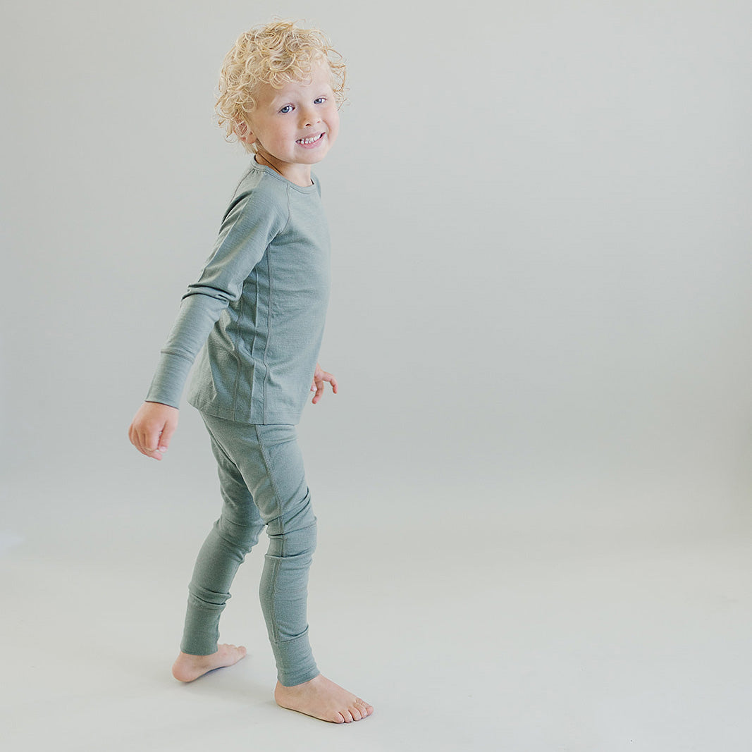 Adjustable Kids' Pure Wool Base Layer Sets - Handmade in Adjustable Kids' Pure Wool Base Layer Sets - Handmade in