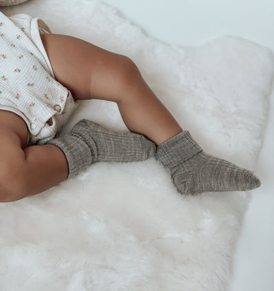 Sheepskin Rug for Babies, 100% Natural, Shorn Lambskin Wool, 2 x 3 Feet, Ivory