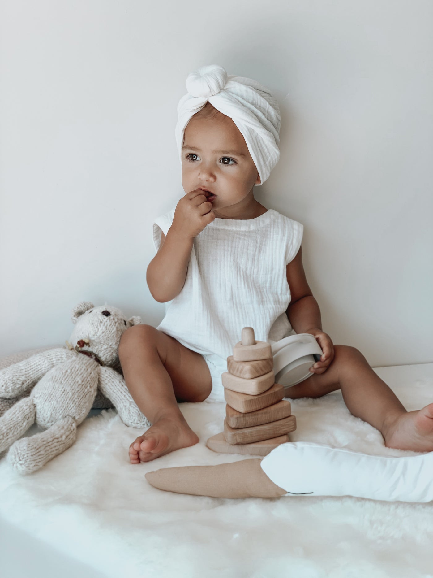 Sheepskin Rug for Babies, 100% Natural, Shorn Lambskin Wool, 2 x 3 Feet, Ivory