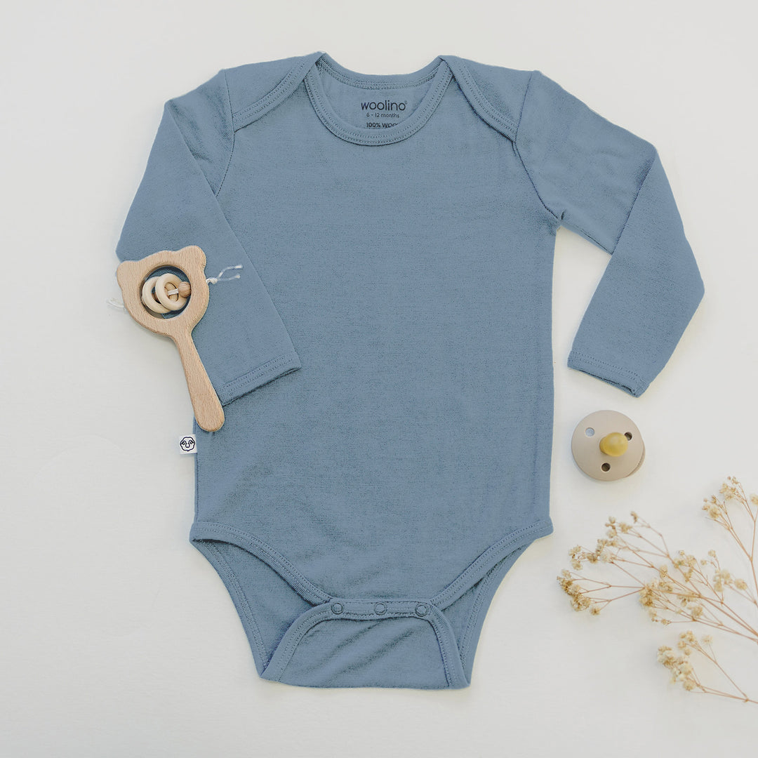 Merino Wool Baby Bodysuit Natural Merino Wool Baby Clothing