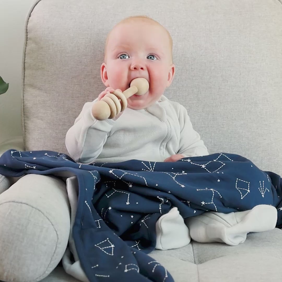 Merino Wool Baby Blanket |Natural Merino Wool Children Sleepwear