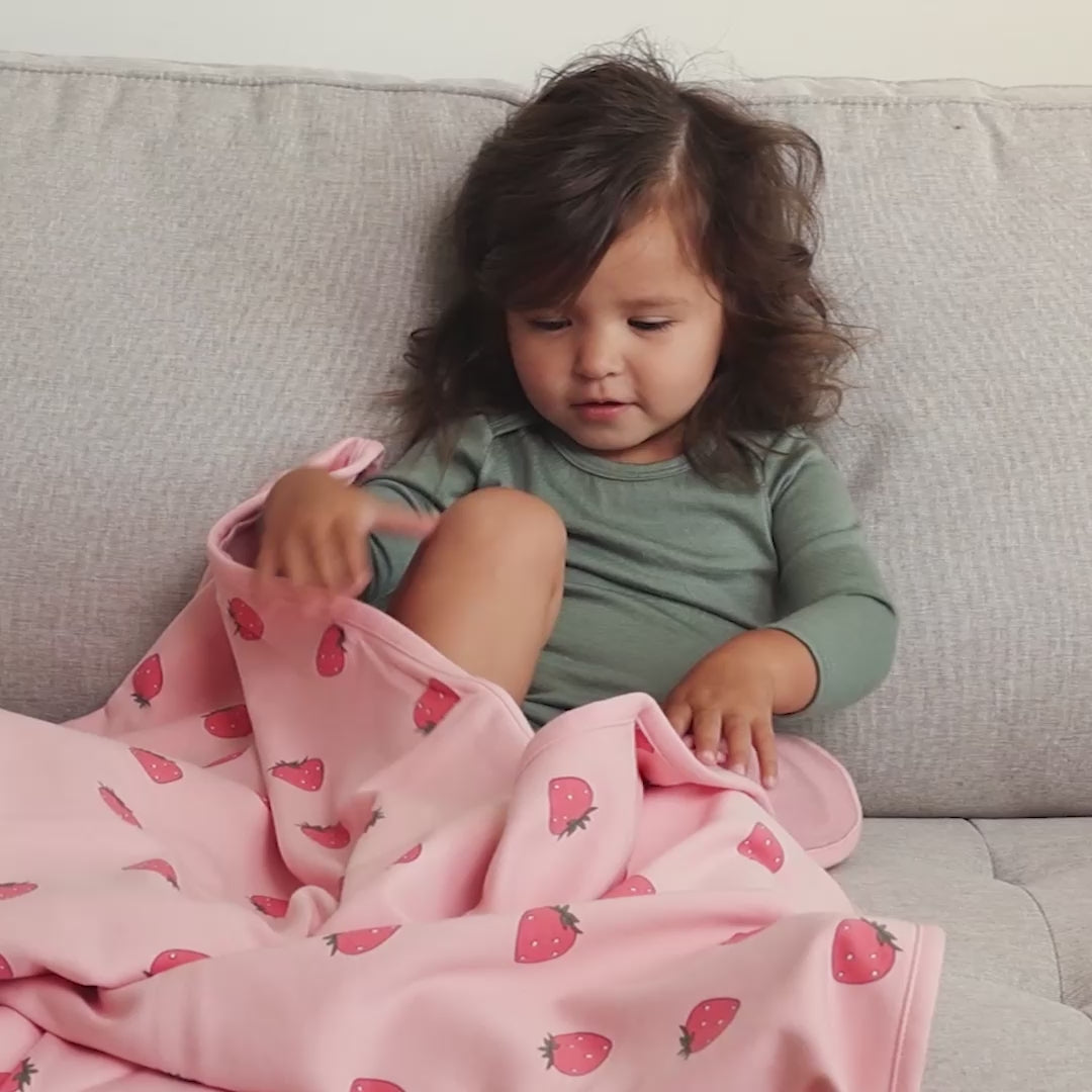 Merino Wool Toddler Blanket |Natural Merino Wool Children