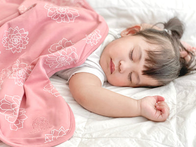 Toddler Blanket, 4 Season® Merino Wool & Organic Cotton Blanket, 52.5" x 40", Succulent