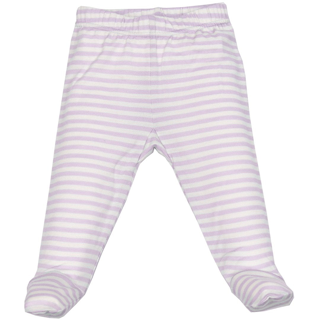 Imperfect Baby Footed Pants, Merino Wool, Lilac