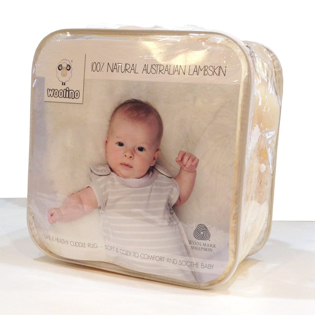 Woolino - Baby Sheepskin Rug | 100% Natural Lambskin for Babies