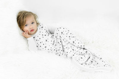 4 Season® Ultimate Baby Sleep Bag, Merino Wool & Organic Cotton, Star White